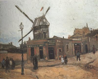 Vincent Van Gogh Le Moulin de la Galette (nn04) oil painting picture